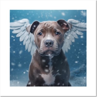 Staffy With Wings Posters and Art